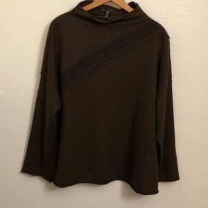 Elegant Brown wool jersey for Women